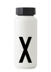 Botella isotérmica Arne Jacobsen - 500 ml - Letra X Cartas de diseño blanco Arne Jacobsen
