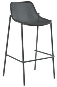 High stool Round Antique iron Emu Christophe Pillet 1