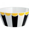 Circus bowl - Ø 16 x H 7 cm White | Yellow | Black ALESSI Marcel Wanders 1