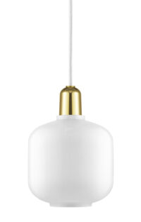 Amp. Maža pakabos lempa - Ø 14 x 17 mm žalvaris | Baltasis „Normann“ Kopenhaga Simon Legald