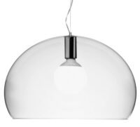 Suspension lamp Big FL / Y - Ø 83 cm Transparent Kartell Ferruccio Laviani 1
