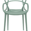 Masters stackable armchair Sage green Kartell Philippe Starck | Eugeni Quitllet 1