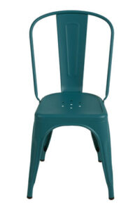Cadeira A verde opaco granulado Tolix Xavier Pauchard 1