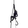 Candeeiro de suspensão suspenso de macaco para exterior - H 80 cm Preto Seletti Marcantonio Raimondi Malerba