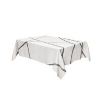 Tablecloth Lugo - 230 140 cm x Black internoitaliano Irene Bacchi | Leonardo Sonnoli