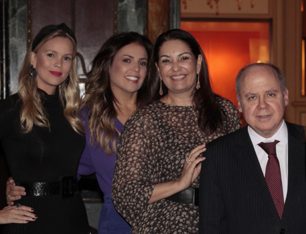 LORENA CAMPELLO + LIA PAIVA + LIGIA FRICK + EMBAIXADOR EDUARDO SANTOS
