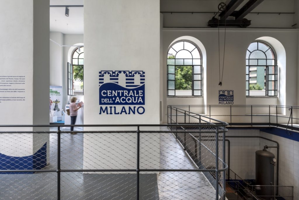 Zentrum des Mailänder Wassers